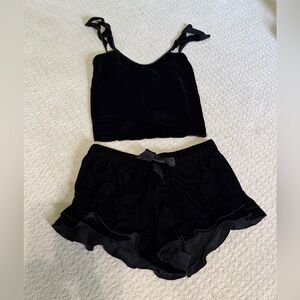 Victoria's Secret Velvet Pajama Set